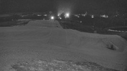 Horní část sjezdovky skiareálu Hlubočky