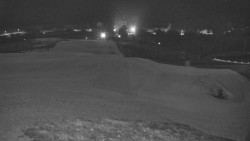 Horní část sjezdovky skiareálu Hlubočky