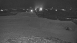 Horní část sjezdovky skiareálu Hlubočky