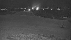 Horní část sjezdovky skiareálu Hlubočky