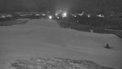 Horní část sjezdovky skiareálu Hlubočky