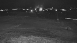 Horní část sjezdovky skiareálu Hlubočky