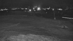 Horní část sjezdovky skiareálu Hlubočky