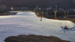 Horní část sjezdovky skiareálu Hlubočky