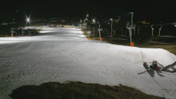 Horní část sjezdovky skiareálu Hlubočky