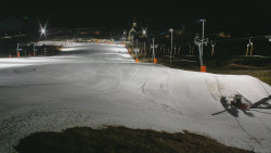 Horní část sjezdovky skiareálu Hlubočky