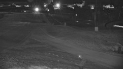 Horní část sjezdovky skiareálu Hlubočky