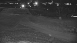 Horní část sjezdovky skiareálu Hlubočky