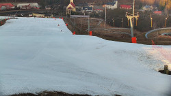 Horní část sjezdovky skiareálu Hlubočky