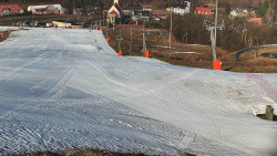 Horní část sjezdovky skiareálu Hlubočky