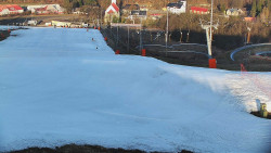 Horní část sjezdovky skiareálu Hlubočky