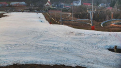 Horní část sjezdovky skiareálu Hlubočky