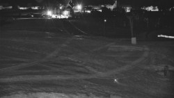 Horní část sjezdovky skiareálu Hlubočky