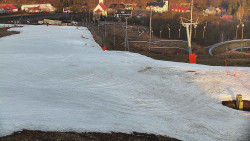 Horní část sjezdovky skiareálu Hlubočky