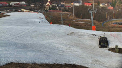 Horní část sjezdovky skiareálu Hlubočky