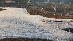 Horní část sjezdovky skiareálu Hlubočky