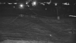 Horní část sjezdovky skiareálu Hlubočky