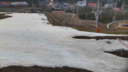 Horní část sjezdovky skiareálu Hlubočky