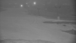 Horní část sjezdovky skiareálu Hlubočky