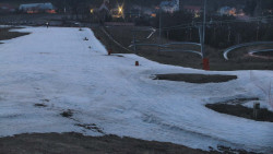 Horní část sjezdovky skiareálu Hlubočky