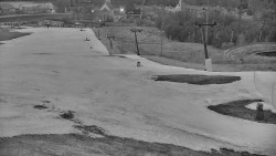 Horní část sjezdovky skiareálu Hlubočky