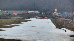 Horní část sjezdovky skiareálu Hlubočky