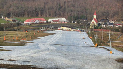 Horní část sjezdovky skiareálu Hlubočky