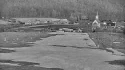 Horní část sjezdovky skiareálu Hlubočky