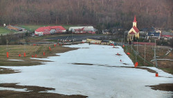 Horní část sjezdovky skiareálu Hlubočky