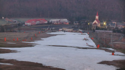 Horní část sjezdovky skiareálu Hlubočky