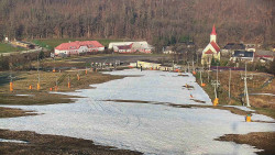 Horní část sjezdovky skiareálu Hlubočky