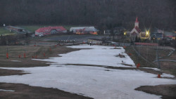 Horní část sjezdovky skiareálu Hlubočky