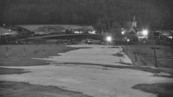 Horní část sjezdovky skiareálu Hlubočky