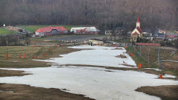 Horní část sjezdovky skiareálu Hlubočky