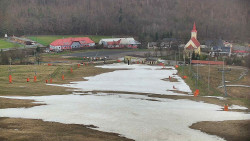 Horní část sjezdovky skiareálu Hlubočky