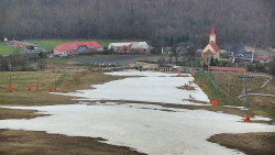 Horní část sjezdovky skiareálu Hlubočky