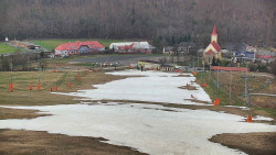 Horní část sjezdovky skiareálu Hlubočky