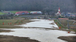 Horní část sjezdovky skiareálu Hlubočky