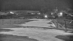 Horní část sjezdovky skiareálu Hlubočky