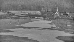 Horní část sjezdovky skiareálu Hlubočky