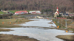 Horní část sjezdovky skiareálu Hlubočky