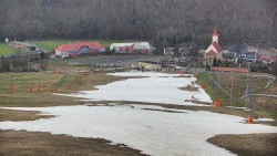 Horní část sjezdovky skiareálu Hlubočky