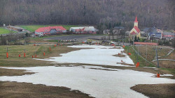Horní část sjezdovky skiareálu Hlubočky
