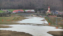 Horní část sjezdovky skiareálu Hlubočky