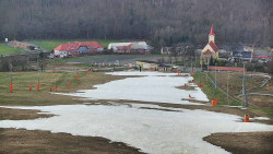 Horní část sjezdovky skiareálu Hlubočky