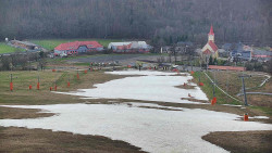 Horní část sjezdovky skiareálu Hlubočky