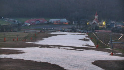 Horní část sjezdovky skiareálu Hlubočky