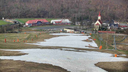 Horní část sjezdovky skiareálu Hlubočky