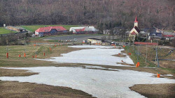 Horní část sjezdovky skiareálu Hlubočky