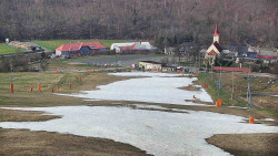 Horní část sjezdovky skiareálu Hlubočky